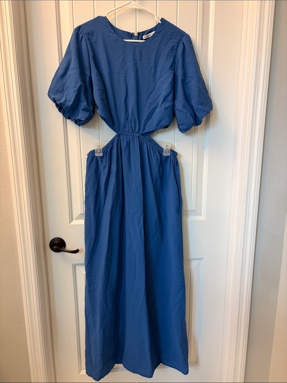 Abercrombie Women’s Blue Cutout Maxi Dress